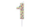 Hobby artikler - SCANSEASON Lys m. tal 1 . 7,5cm høj - 253171
