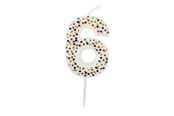 Hobby artikler - SCANSEASON Lys m. tal 6 . 7,5cm høj - 253176