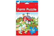 Legetøj - Alligator Puslespil Puzzle Bag FARM - 3323