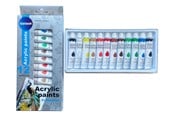 Hobby artikler - CENTRUM Acrylfarver. 12 tuber á 12 ml. - 83561