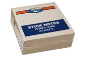 Papir, Fotopapir og Etiketter - CENTRUM StickNotes 75*75mm. 400 ark. Pastelgul - 88543