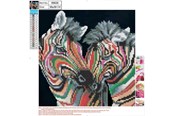 Hobby artikler - CENTRUM Diamond Painting 30*30cm. ZEBRAER - 89626