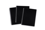 Papir, Fotopapir og Etiketter - BRIGHTOFFICE Kollegieblok A5. LIN. SORT PP 70/70 - 97337