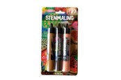 Hobby artikler - Hobby Mate Stenmaling 3*30ml. Lys brun-Brun-Laks. - HOBBY842