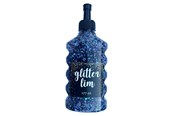 Hobby artikler - Hobby Mate Glitterlim grov glitter, Black w. Blue - Lim65