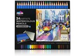 Hobby artikler - Zieler Akvarelblyanter, 24 stk. i boks - Z09299250