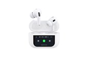Hovedtelefoner/headset - Dudao U19 in-ear TWS wireless Bluetooth 5.3 headphones with LED display - white - 6976625332724