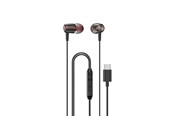 Hovedtelefoner/headset - Dudao X1PROT In-Ear Wired USB-C Headphones 1.2m - Black - 6973687247362