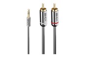 Audio kabel - Lindy Cromo Line audio cable - 3 m - 35335