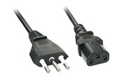Strømkabel (ekstern) - Lindy - power cable - CEI 23-50 to power IEC 60320 C13 - 3 m - 30414