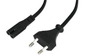 Strømkabel (ekstern) - Lindy Euro to C7 Mains Cable - 2m - 30421