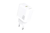 Mobil - Adaptere & Opladere - Dudao A26 PD20W GaN USB-C Charger - White - 6976625334049