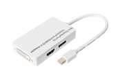 Skærmkabel - DIGITUS video / audio adaptor - 20 cm - DB-340509-002-W