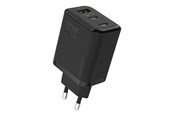 Mobil - Adaptere & Opladere - Dudao A29 65W GaN Wall Charger 2 x USB-C + 1 x USB-A - Black - 6976625334339