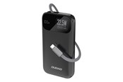 Powerbank - Dudao K31 10000 mAh 22.5W PD Powerbank with Built-in Cable - Black - 10000 mAh - 6977196682362