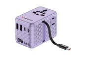 Mobil - Adaptere & Opladere - Verbatim Charge ’n’ Travel 100W Travel Adapter w/ Cable Pur - 30193