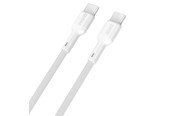 USB kabel - Dudao L9C Max 240W PD USB-C - USB-C Cable 1.2m - White - 6976625334995