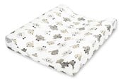 Baby Udstyr - Anne & Mikael changing mat 50 x 63 cm owl gray - 201879