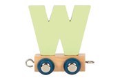 Trælegetøj - Small Foot - Wooden Letter Train Polar - W - 12593