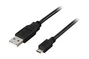 USB kabel - Deltaco USB-299S - USB cable - USB to Micro-USB Type B - 25 cm - USB-299S