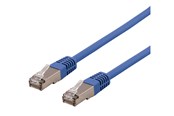 Netværkskabel - Deltaco patch cable - 30 cm - blue - Blå - 0.3m - STP-603BAU
