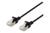 Netværkskabel - Deltaco patch cable - 1 m - black - Sort - 1m - UFTP-1027