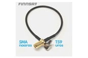 Antennekabel/stik - Finnsat adapter cable SMA female - TS9 - STK-01