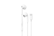 Hovedtelefoner/headset - Dudao in-ear headphones with USB Type-C connector white (X14PROT) - 6976625335299