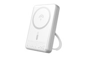 Powerbank - Dudao K28 10000mAh PD 22.5W MagSafe Powerbank with Metal Case and Ring Stand - Silver - 10000 mAh - 6977196680139