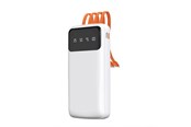Powerbank - Dudao K6Pro Universal 10000mAh Power Bank with USB Cable USB Type C Lightning white (K6Pro-white) - 10000 mAh - 6977196682065