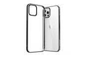 Mobil - Covers & Cases - Joyroom New Beautiful Series ultra thin case with electroplated frame for iPhone 12 Pro Max black (JR-BP796) - 6941237119315