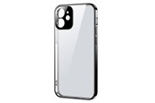 Mobil - Covers & Cases - Joyroom New Beauty Series ultra thin case with electroplated frame for iPhone 12 mini black (JR-BP741) - 6941237131225