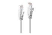 Netværkskabel - Lindy patch cable - 50 cm - white - Hvid - 0.5m - 48091