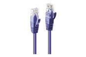 Netværkskabel - Lindy patch cable - 50 cm - purple - Lilla - 0.5m - 48121