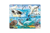 Puslespil - Selecta Play - Larsen Jigsaw Puzzle Animals - Arctic Animals 75 pcs. - LA-FH11