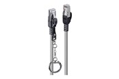 Netværkskabel - Lindy patch cable - 1 m - grey - Grå - 1m - 47602