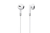 Hovedtelefoner/headset - Joyroom JR-EW01 in-ear wired mini jack headphones with remote control - white - 6956116769833
