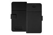 Mobil - Covers & Cases - SBS universelt slankt book cover til mobil op til 5,5" - Sort - TEBOOKSLIMUN55K