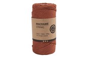 Kreativitet & Hobbyartikler - Creativ Company - Macrame Cord - Burnt Orange 198m - 977559