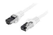 Netværkskabel - Lanberg patch cable - 50 cm - white - Hvid - 0.5m - PCF8-10CU-0050-W