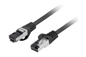 Netværkskabel - Lanberg patch cable - 1.5 m - black - Sort - 1m - PCF8-10CU-0150-BK