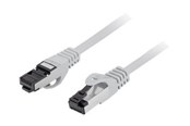Netværkskabel - Lanberg patch cable - 1 m - grey - Grå - 1m - PCF8-10CU-0100-S