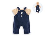 Dukker & Tilbehør - Corolle - T-Shirt and Navy Blue Overall 36cm - 9000141890