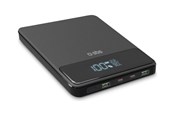 Powerbank - SBS Ultra-slim, 20.000 mAH, 100 Watt powerbank - Sort - 20000 mAh - TTBB20000PD100W