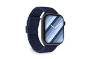 Smartwatch - Tilbehør - CASE&ME SBS Loop urrem til Apple Watch 42/44/45/49mm - Blå - CMAWATCHB44LOOPB