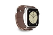 Smartwatch - Tilbehør - CASE&ME SBS Eco Leather urrem til Apple Watch 42/44/45/49mm - Brun - CMAWATCHB44PUB