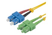 Netværkskabel - Deltaco network cable - 3 m - yellow - Gul - 3m - SCSC-3-DUA