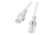 Netværkskabel - Lanberg patch cable - 3 m - grey RAL 7035 - Grå - 3m - PCU5-10CC-0300-S