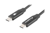 USB kabel - Lanberg - USB-C cable - 24 pin USB-C to 24 pin USB-C - 50 cm - CA-CMCM-40CU-0005-BK