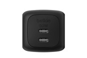 Mobil - Adaptere & Opladere - Belkin BoostCharge 50W Dual USB-C PD Wall Charger with PPS BLK - WCH019KQBK